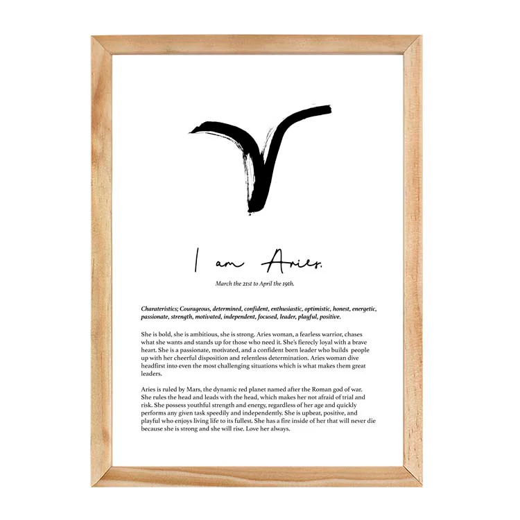 ARIES STAR SIGN PRINT - Image 13