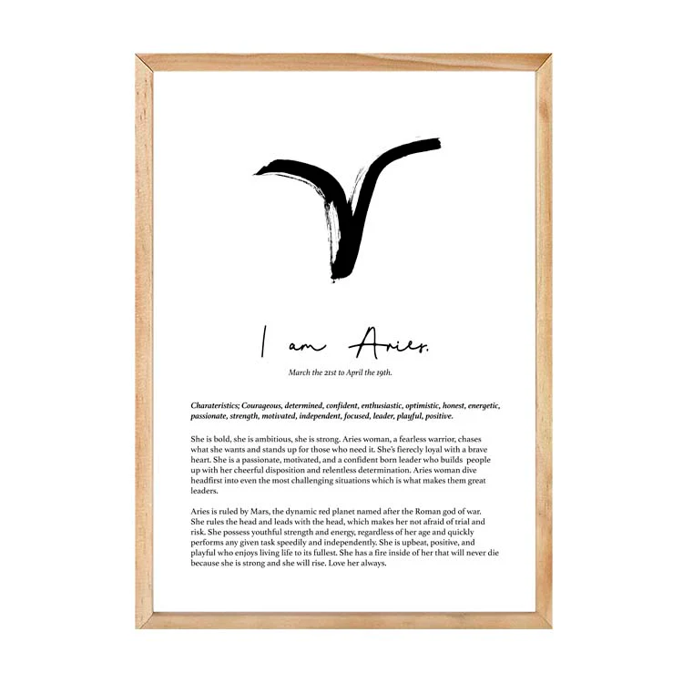 ARIES STAR SIGN PRINT - Image 14