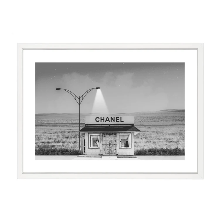 CHANEL SHOP B/W PRINT - Image 11
