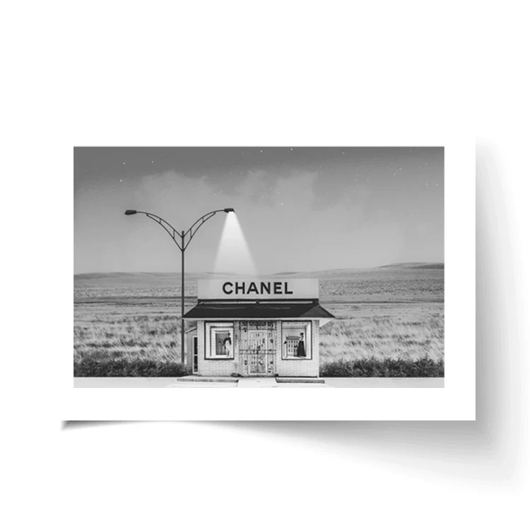 CHANEL SHOP B/W PRINT - Image 19
