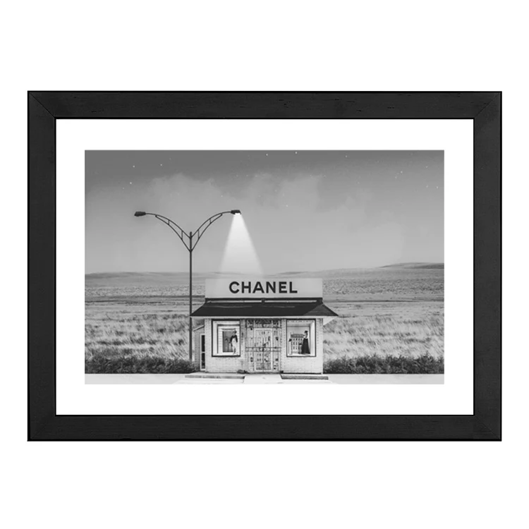 CHANEL SHOP B/W PRINT - Image 5