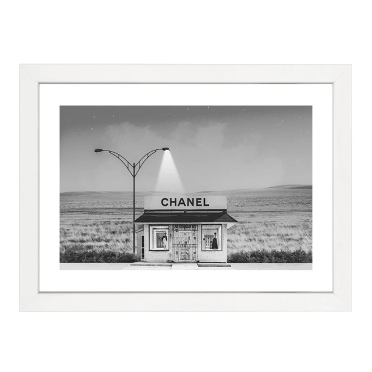CHANEL SHOP B/W PRINT - Image 6