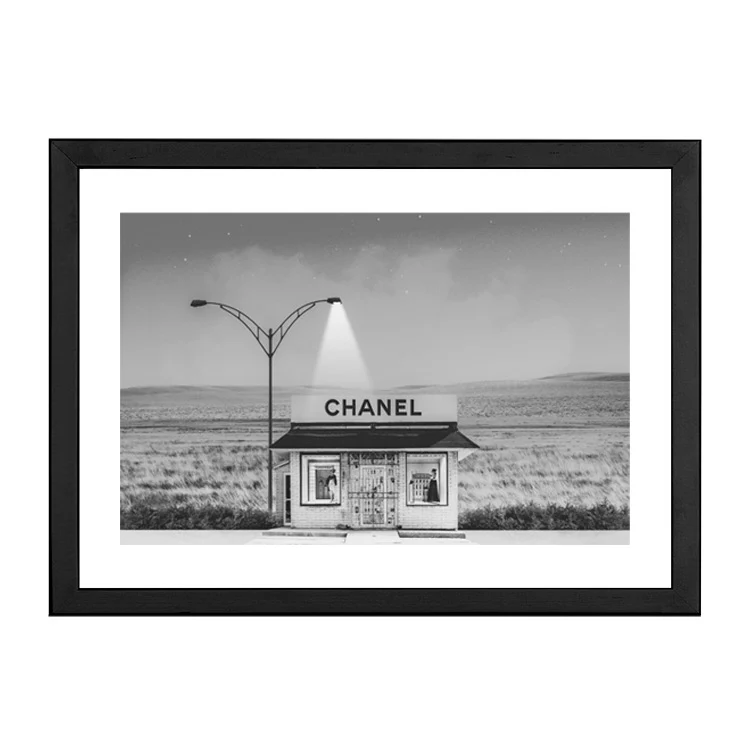 CHANEL SHOP B/W PRINT - Image 8