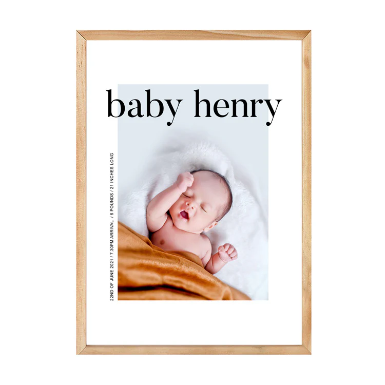 CUSTOM BABY ANNOUNCEMENT PRINT - Image 15