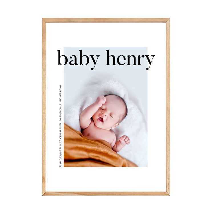 CUSTOM BABY ANNOUNCEMENT PRINT - Image 16