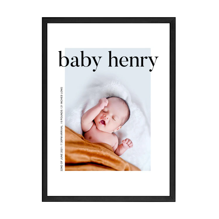 CUSTOM BABY ANNOUNCEMENT PRINT - Image 7