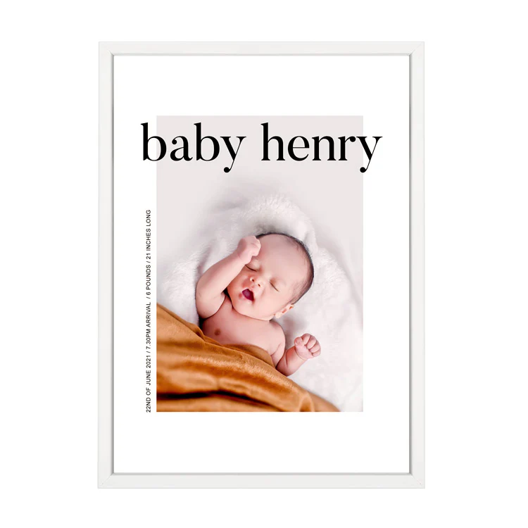 CUSTOM BABY ANNOUNCEMENT PRINT - Image 8