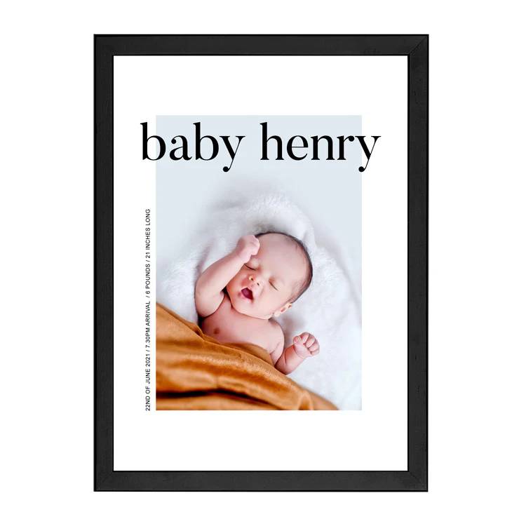 CUSTOM BABY ANNOUNCEMENT PRINT - Image 9