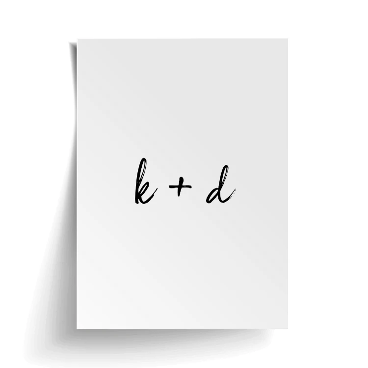 CUSTOM COUPLE INITIAL PRINT - Image 16