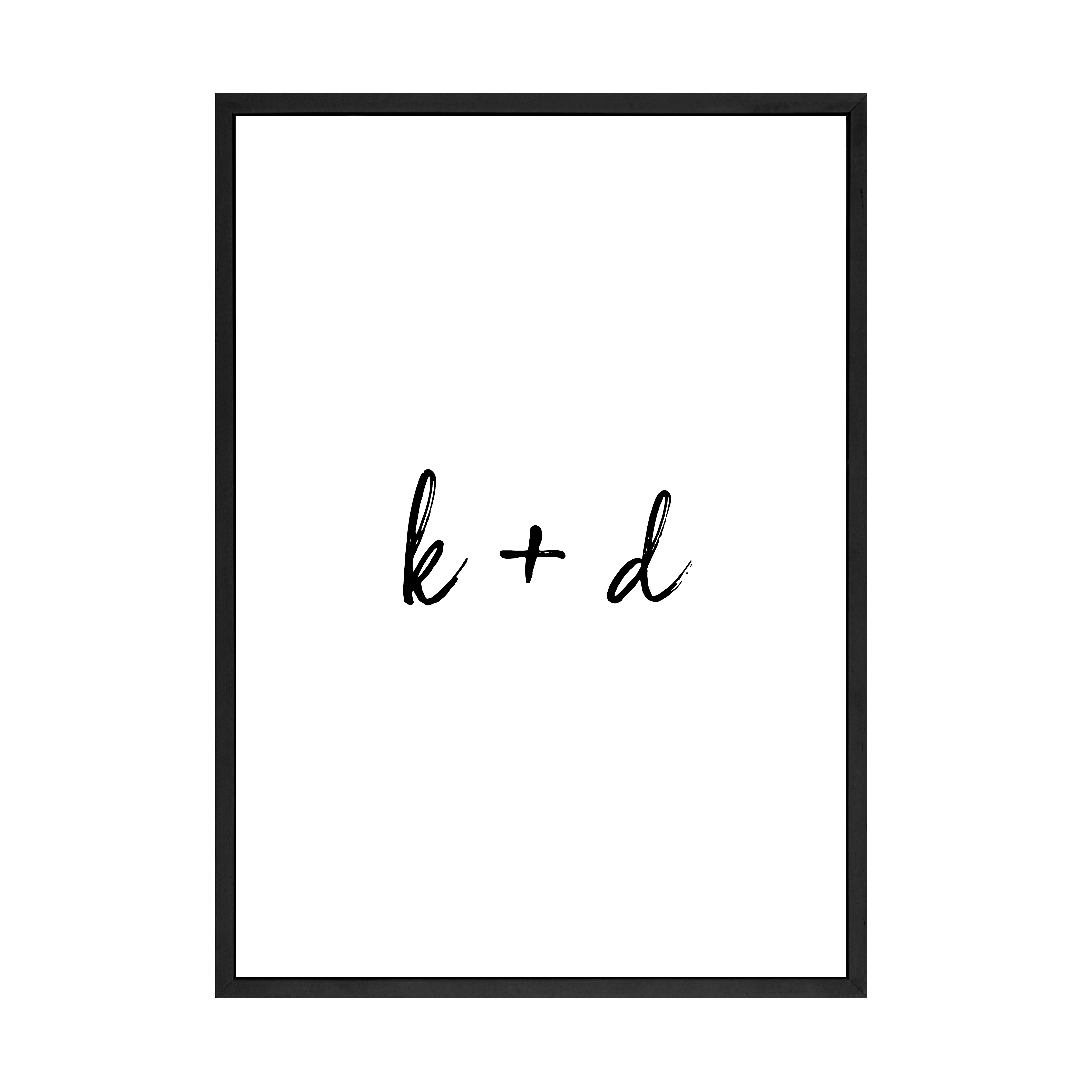 CUSTOM COUPLE INITIAL PRINT - Image 5
