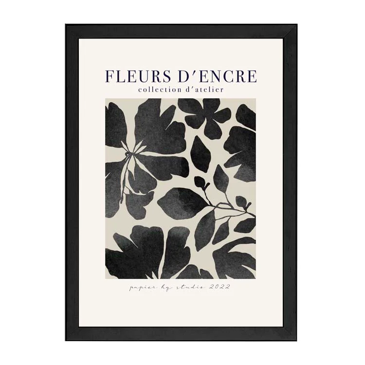 FLEURS D'ENCRE PRINT BLACK - Image 10