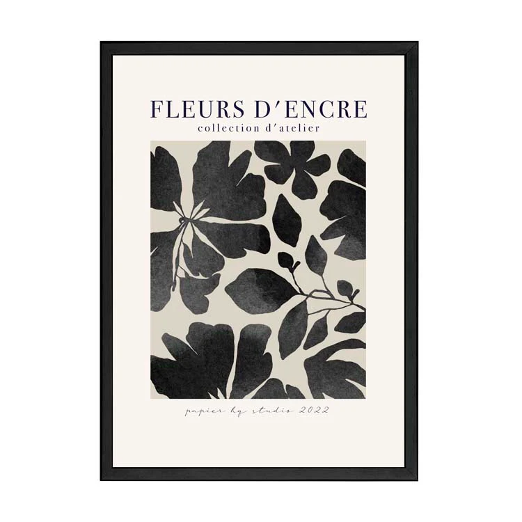 FLEURS D'ENCRE PRINT BLACK - Image 12