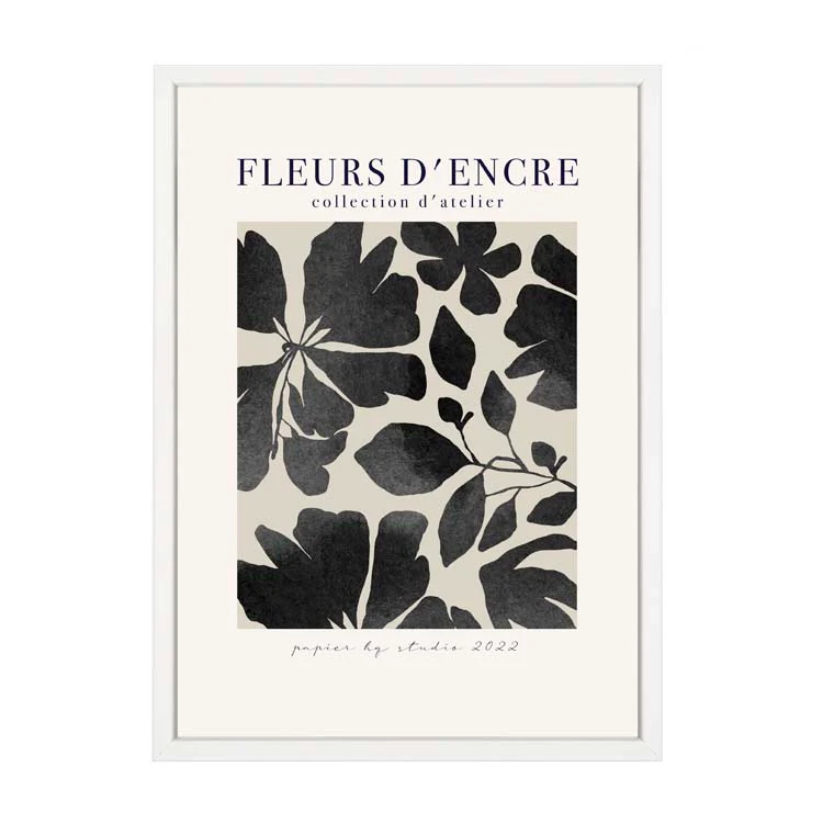 FLEURS D'ENCRE PRINT BLACK - Image 13