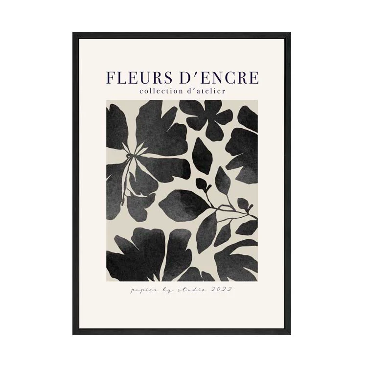 FLEURS D'ENCRE PRINT BLACK - Image 18