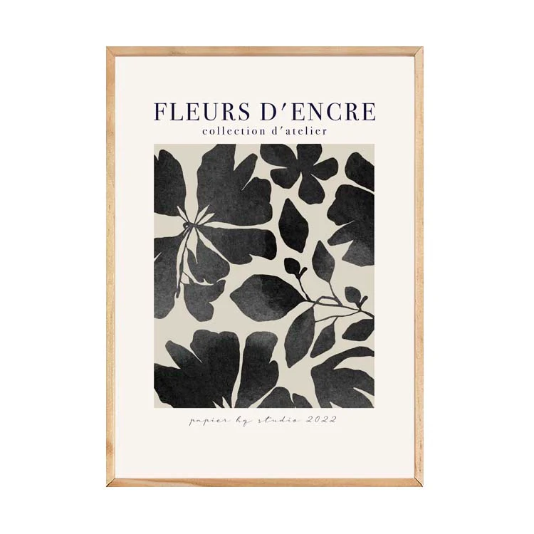 FLEURS D'ENCRE PRINT BLACK - Image 20