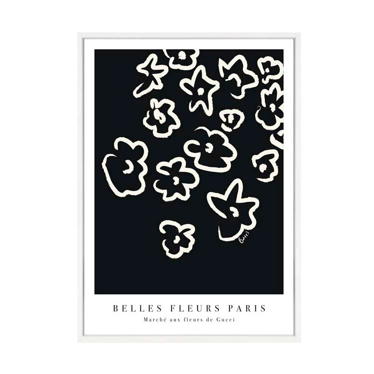 FLEURS PRINT BLACK - Image 10