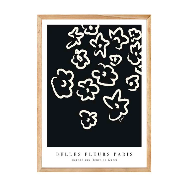 FLEURS PRINT BLACK - Image 12