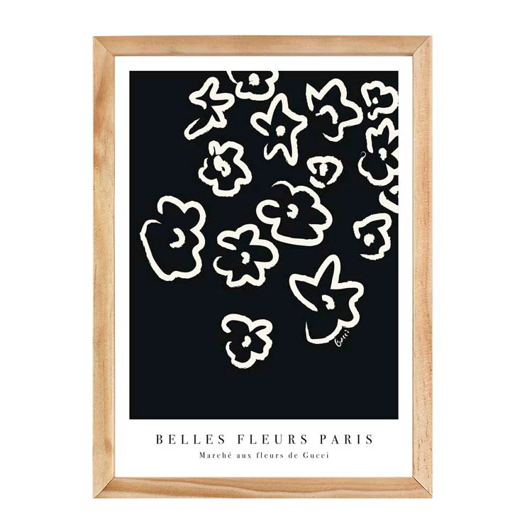 FLEURS PRINT BLACK - Image 15