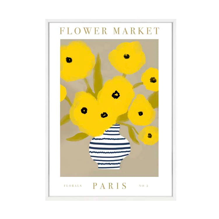FLOWER MARKET PARIS YELLOW PRINT - Image 18
