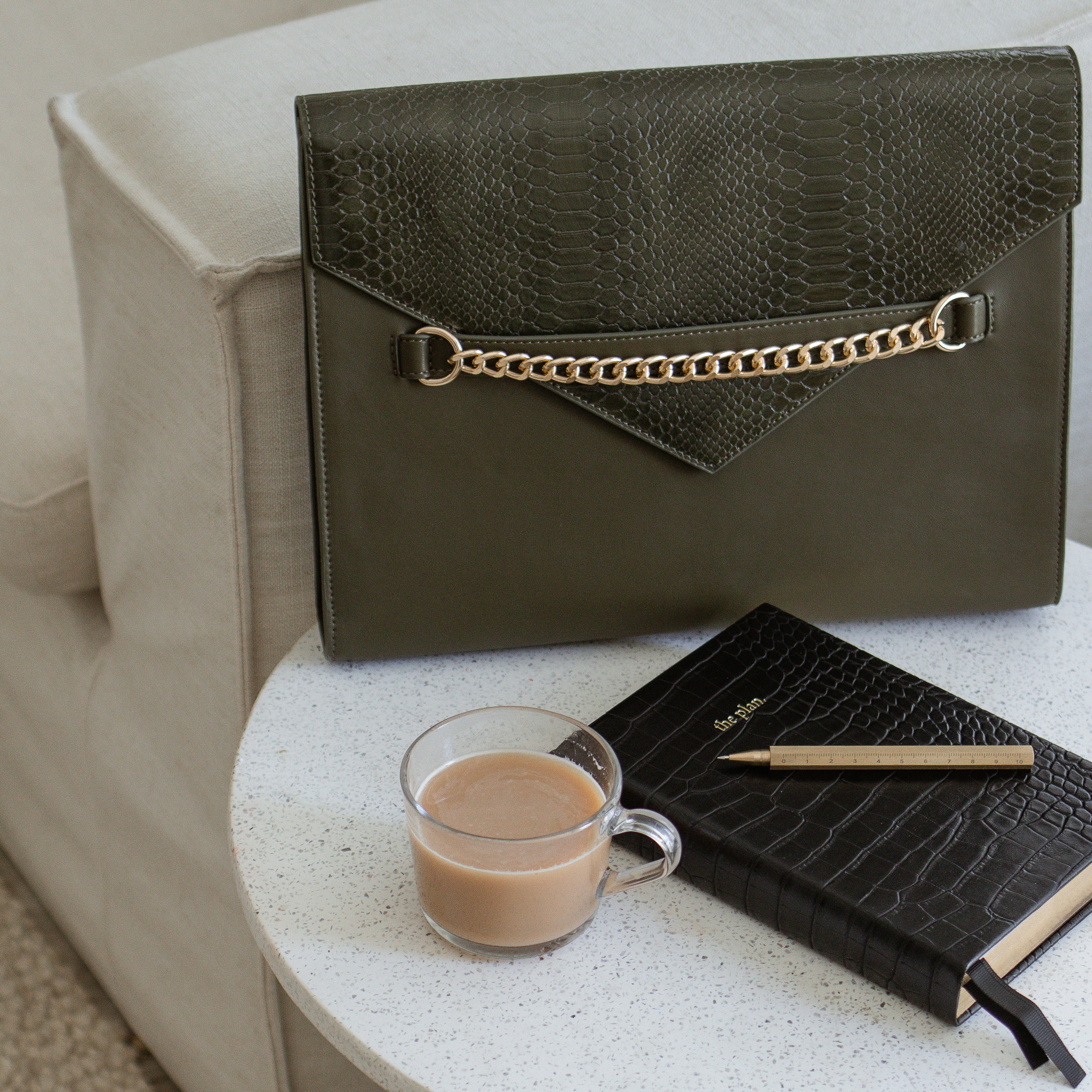 Forest Green laptop sleeve - Image 4