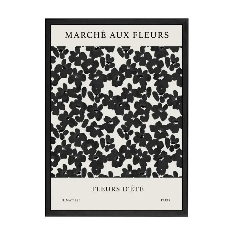 FRENCH FLEURS PRINT BLACK - Image 14