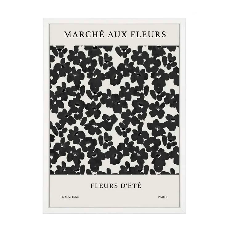 FRENCH FLEURS PRINT BLACK - Image 15