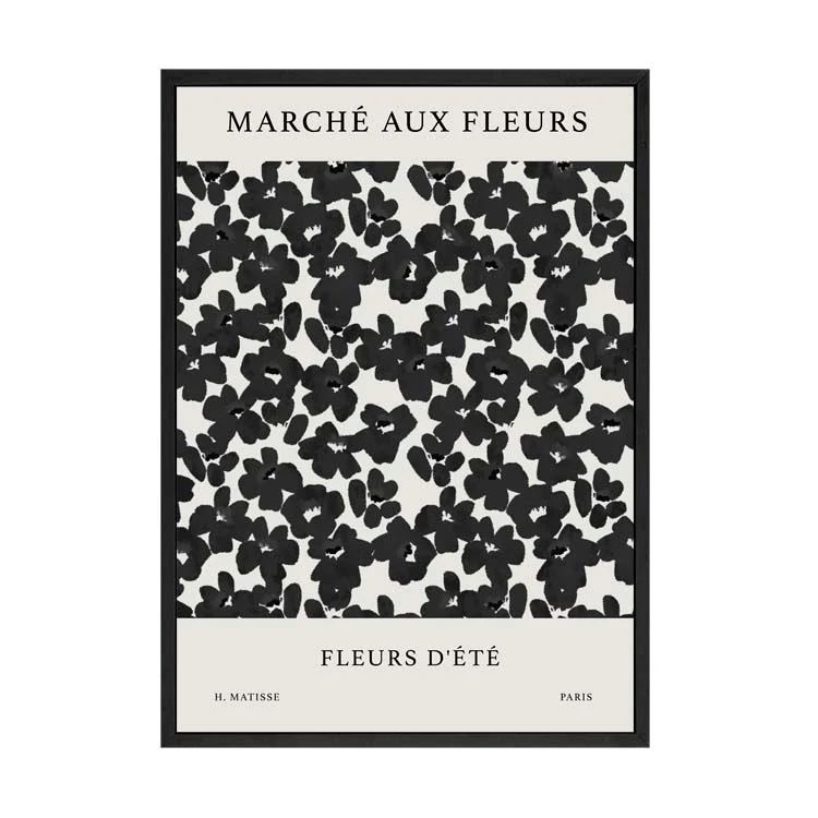 FRENCH FLEURS PRINT BLACK - Image 17