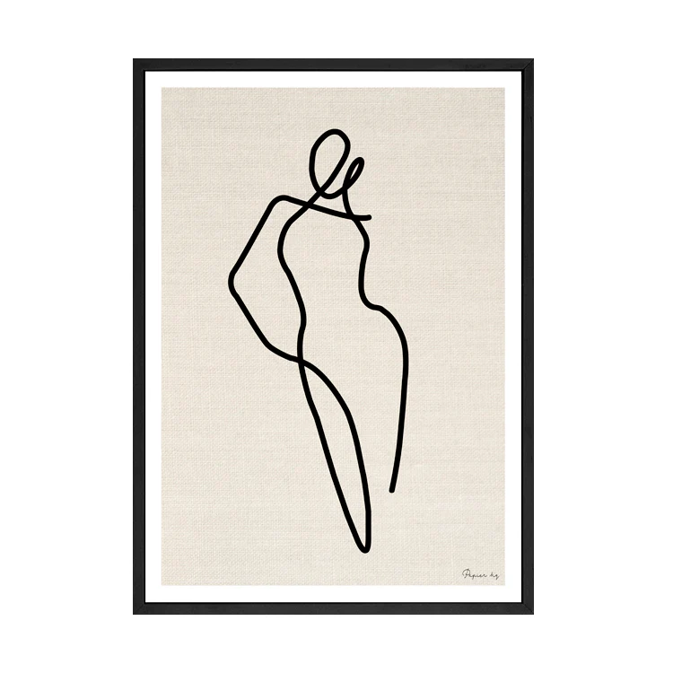 HOMEBODII LINEN PRINT BLACK - Image 5