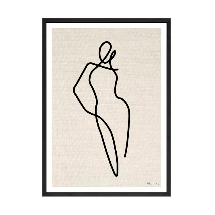 HOMEBODII LINEN PRINT BLACK - Image 8