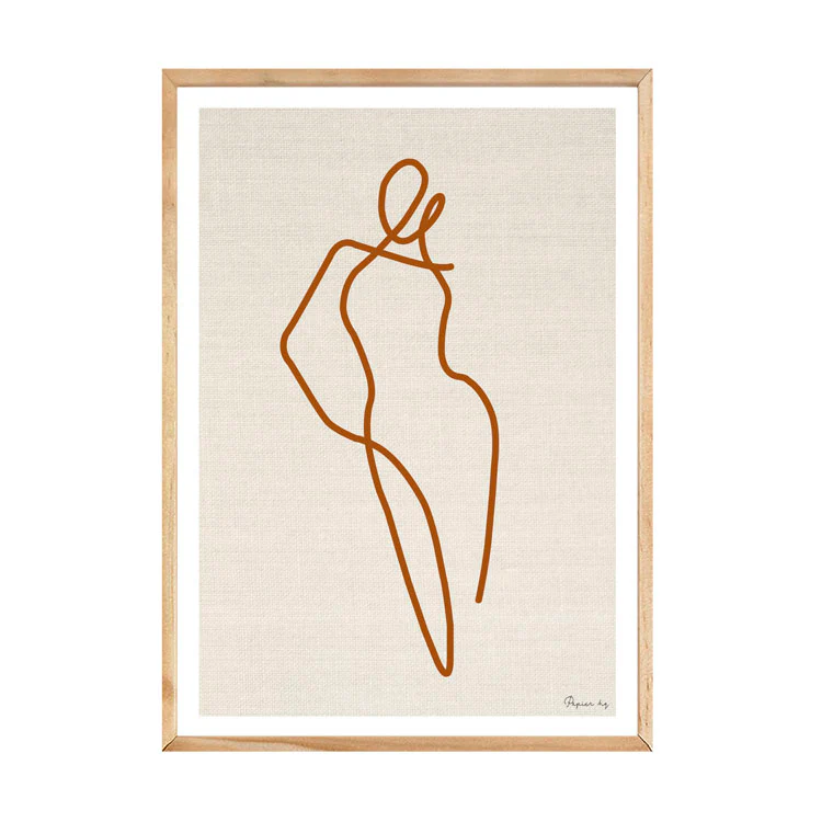 HOMEBODII LINEN PRINT RUST - Image 10
