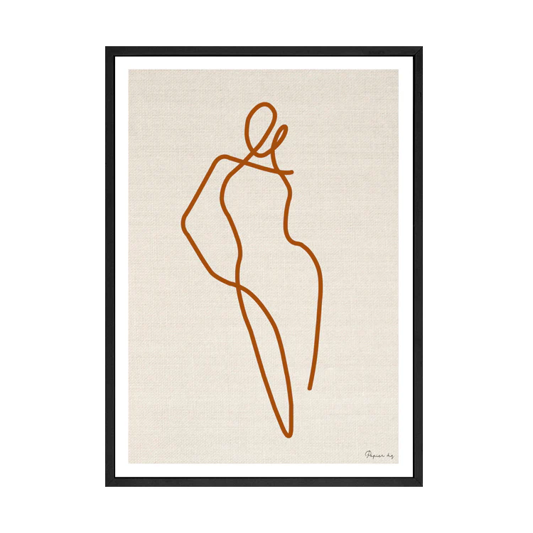 HOMEBODII LINEN PRINT RUST - Image 6