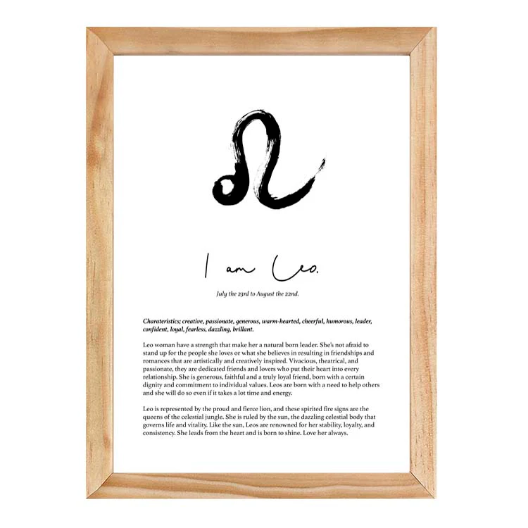 LEO STAR SIGN PRINT - Image 12