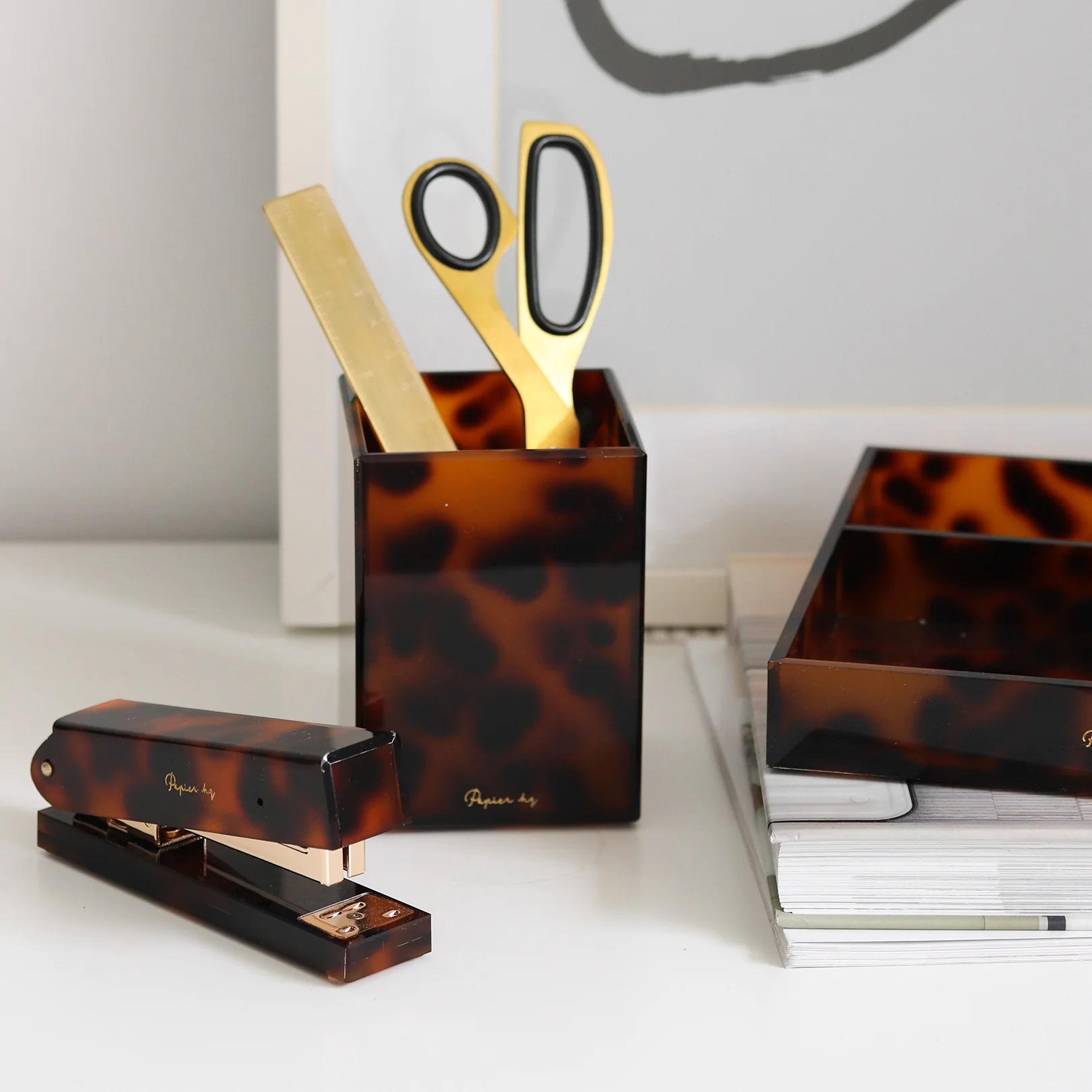 Leopard pen cup - Image 6