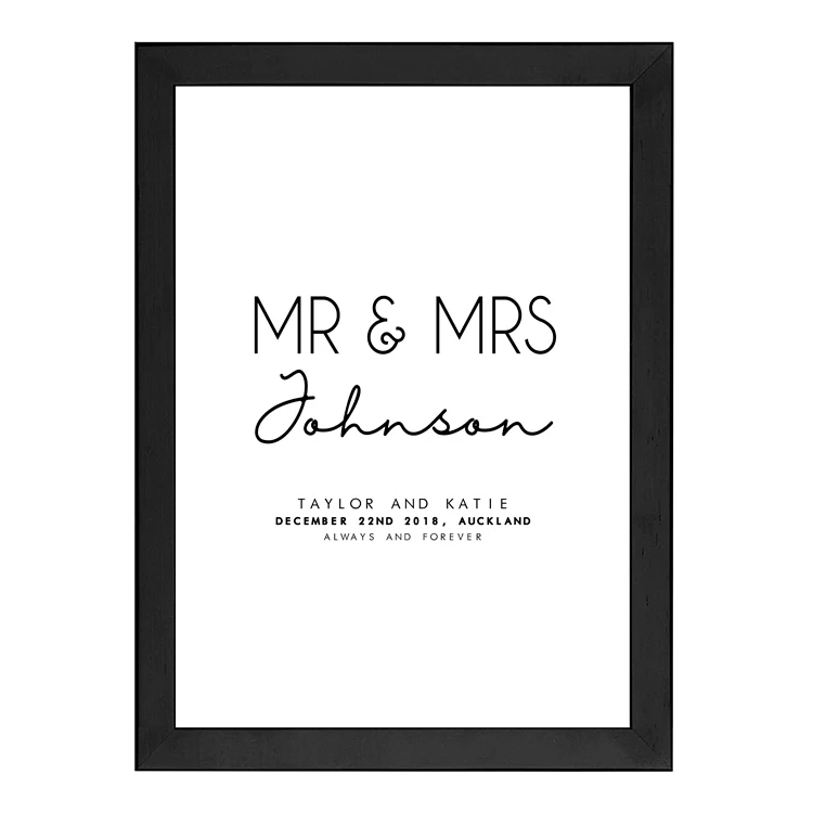 CUSTOM MR AND MRS PRINT - Image 10