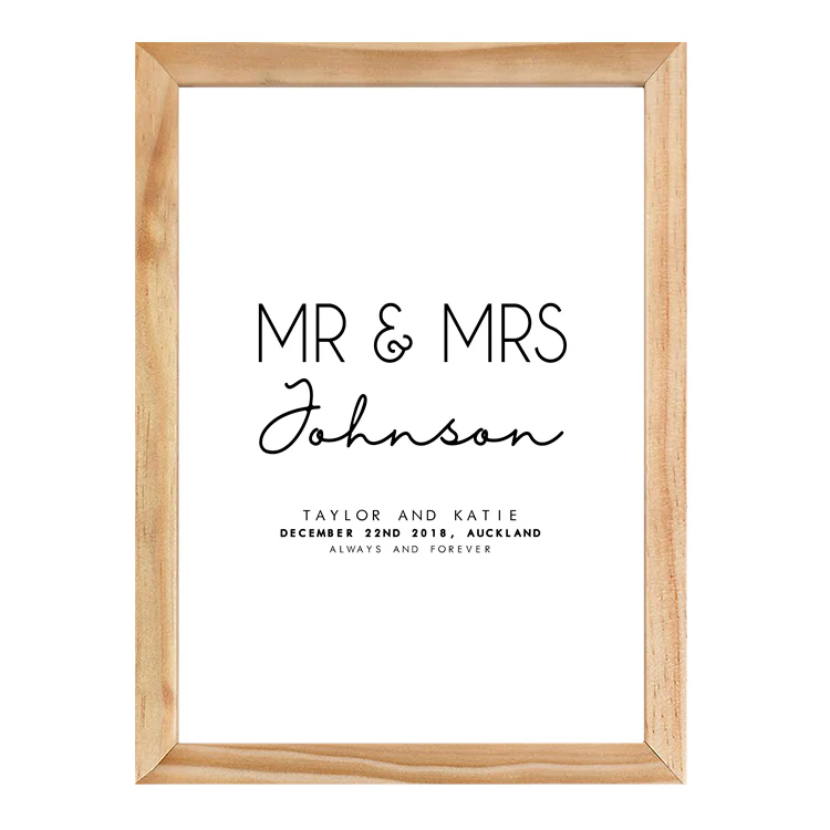 CUSTOM MR AND MRS PRINT - Image 12