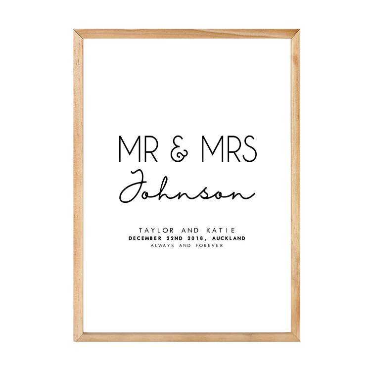 CUSTOM MR AND MRS PRINT - Image 14