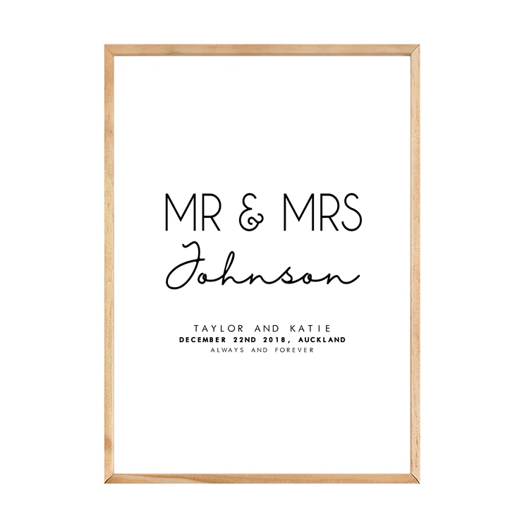 CUSTOM MR AND MRS PRINT - Image 15