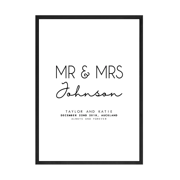 CUSTOM MR AND MRS PRINT - Image 5