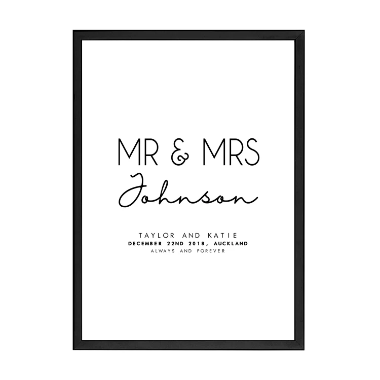 CUSTOM MR AND MRS PRINT - Image 7