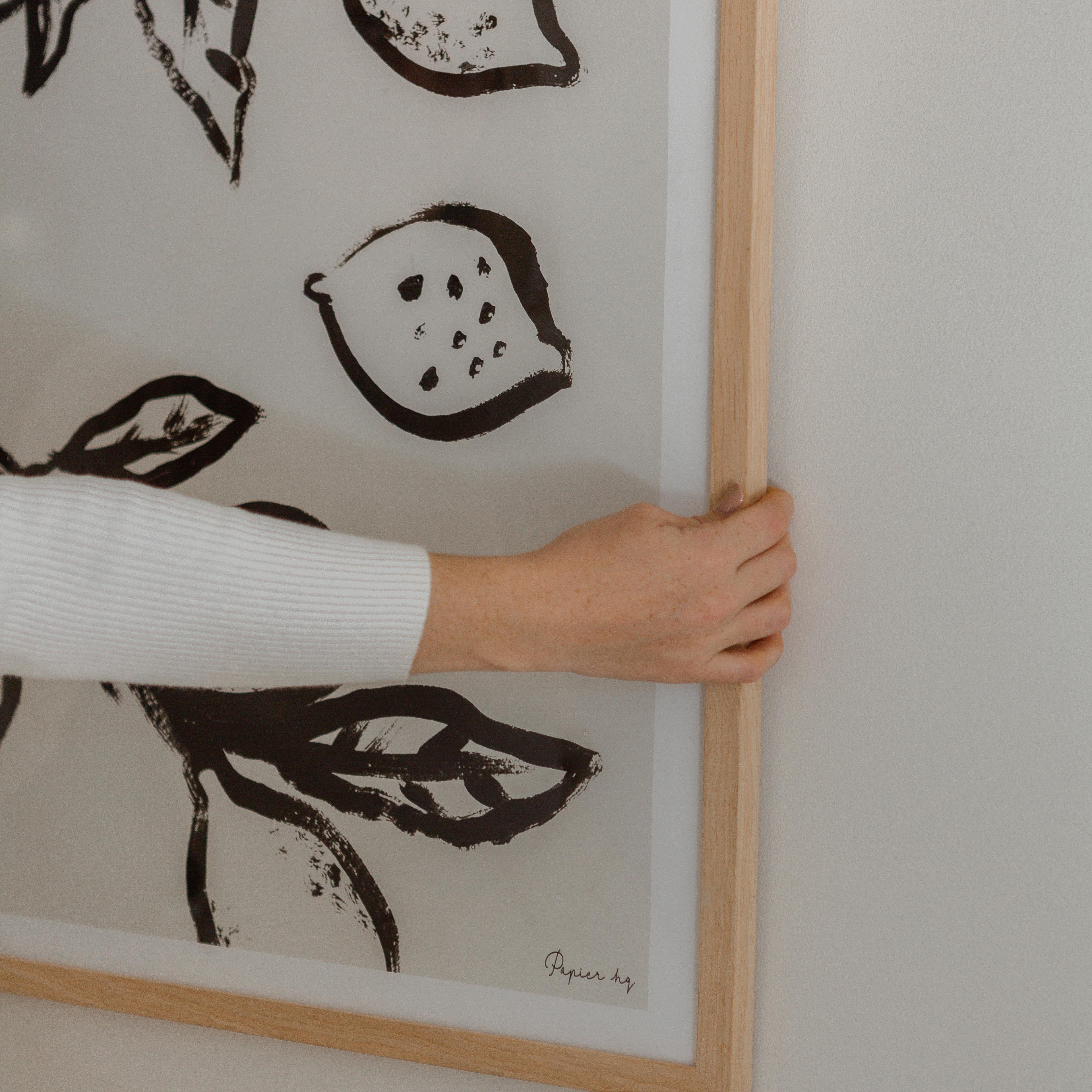 PAINTED LEMON TREE PRINT - Image 3