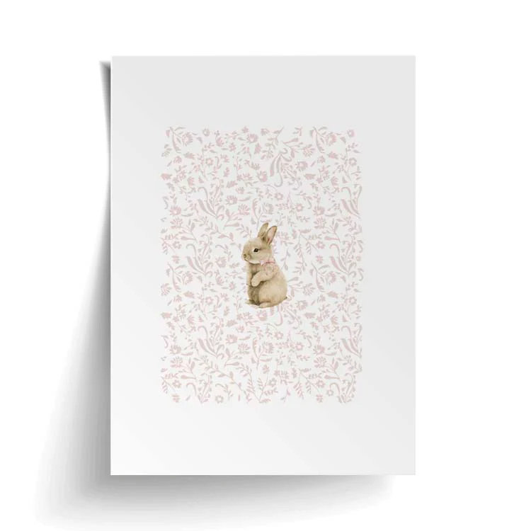 PINK BUNNY PRINT 2 - Image 5