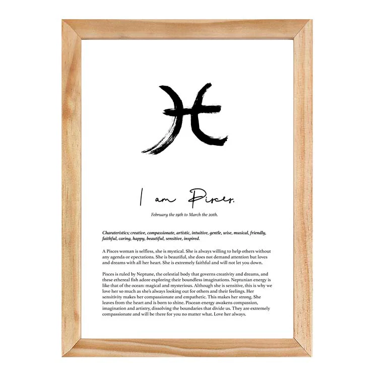 PISCES STAR SIGN PRINT - Image 12