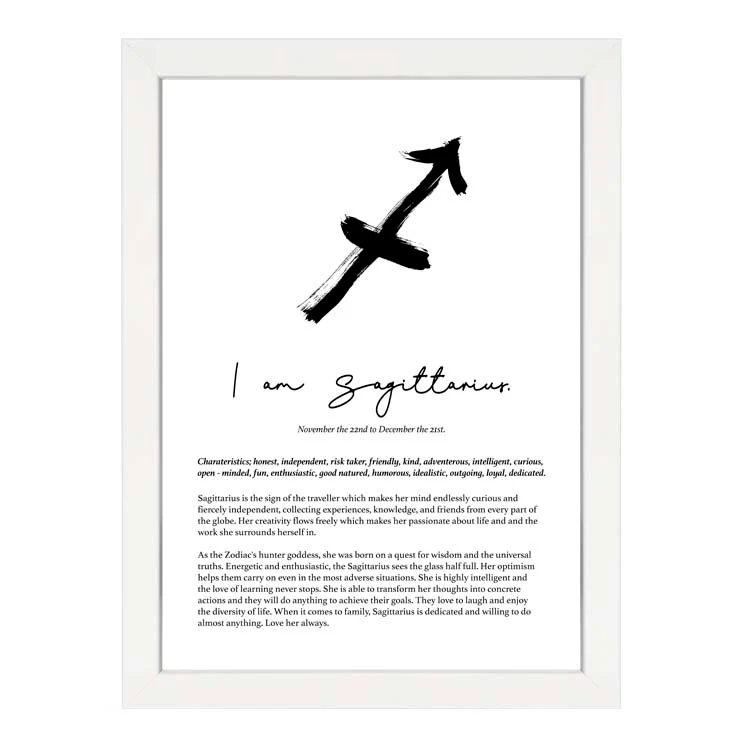 SAGITTARIUS STAR SIGN PRINT - Image 11