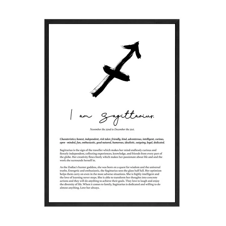 SAGITTARIUS STAR SIGN PRINT - Image 5