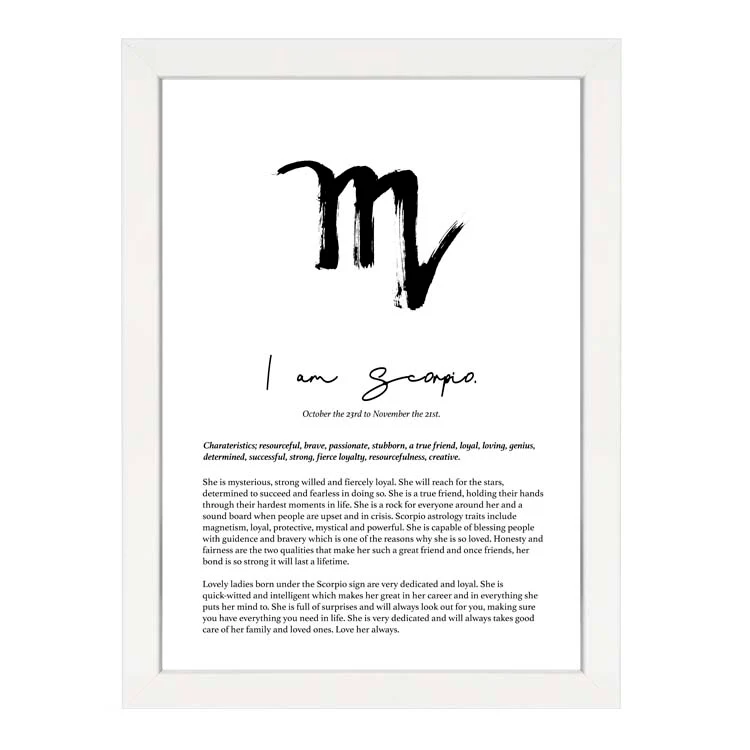 SCORPIO STAR SIGN PRINT - Image 11