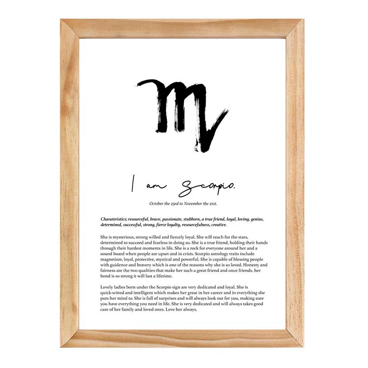 SCORPIO STAR SIGN PRINT - Image 12