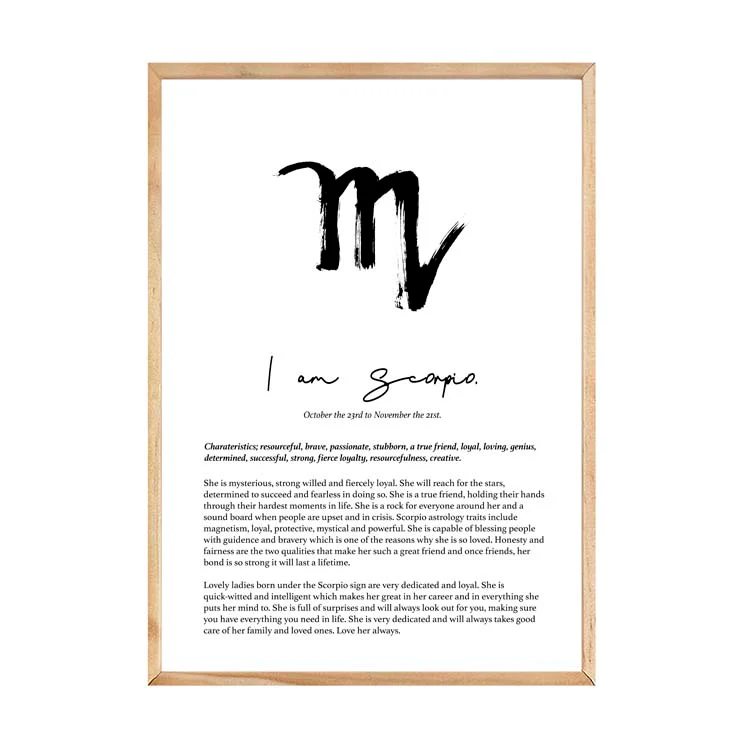 SCORPIO STAR SIGN PRINT - Image 15