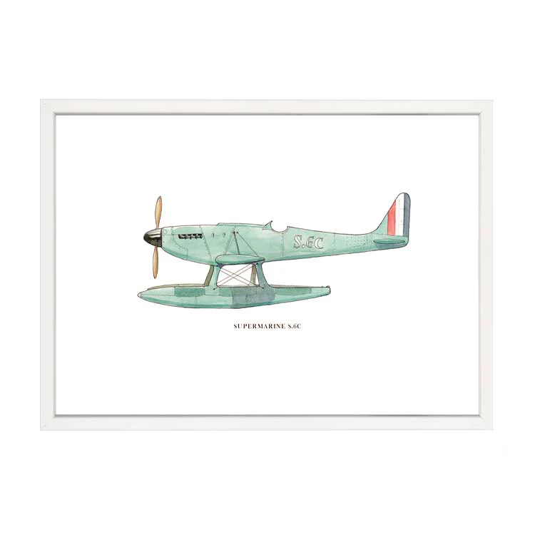 SUPERMARINE S6c AEROPLANE PRINT - Image 15