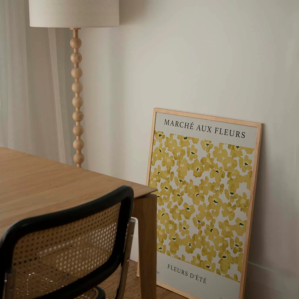 FRENCH FLEURS PRINT YELLOW - Image 3