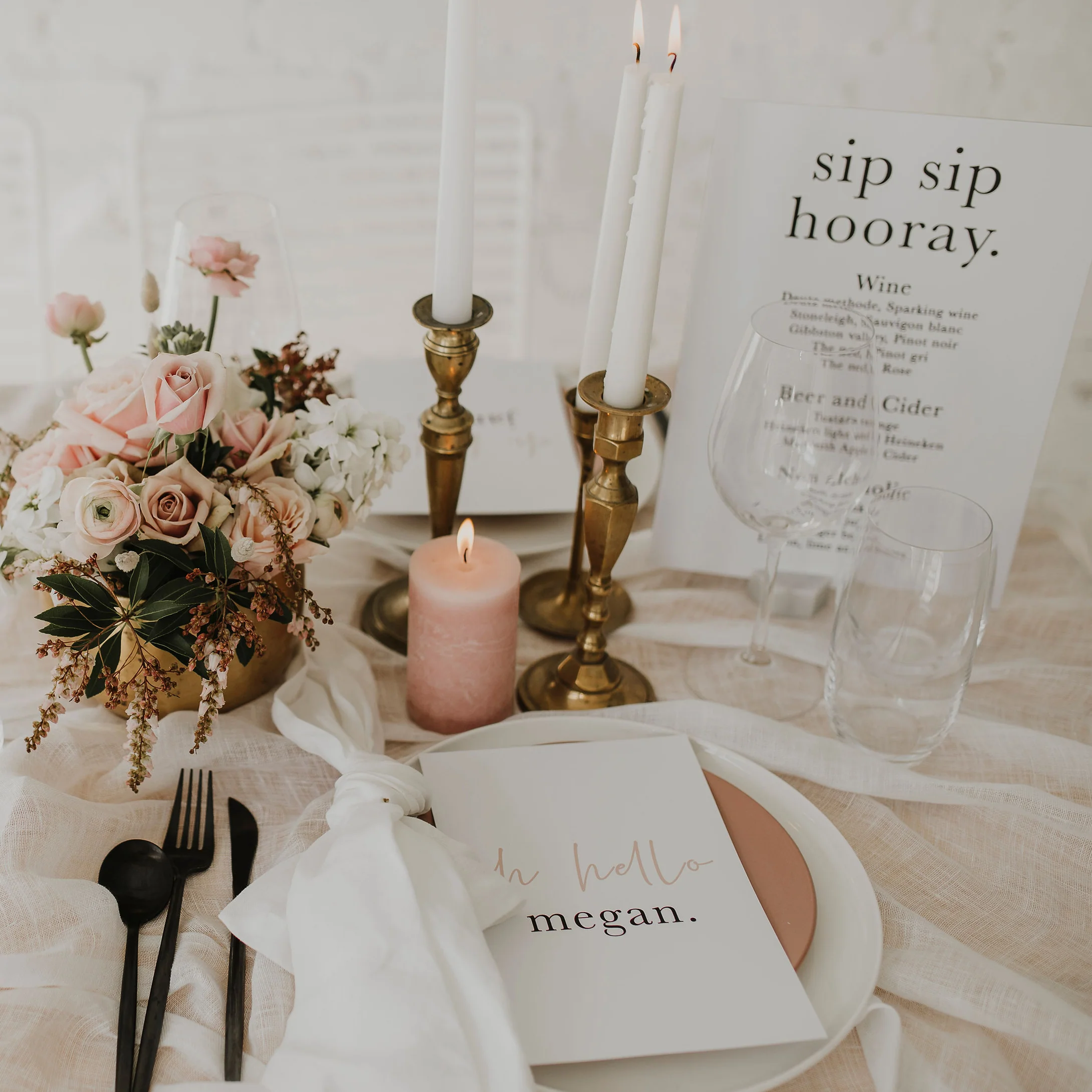 TROPICS TYPE WEDDING MENU & PLACE NAME SET - Image 7